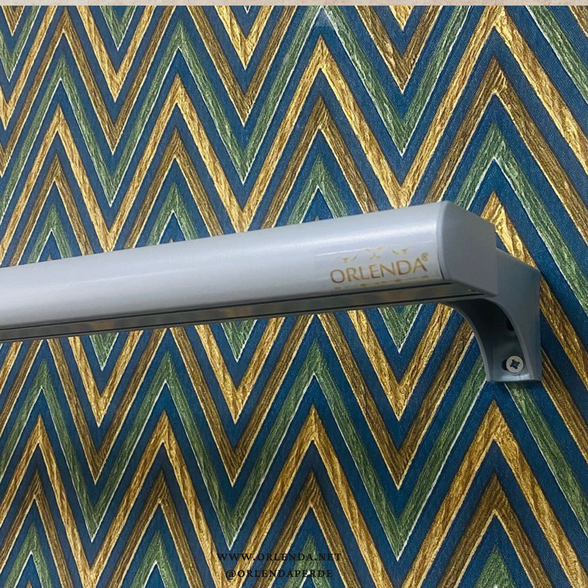 Antrasit Dekoratif Ray 125cm - İkili Korniş