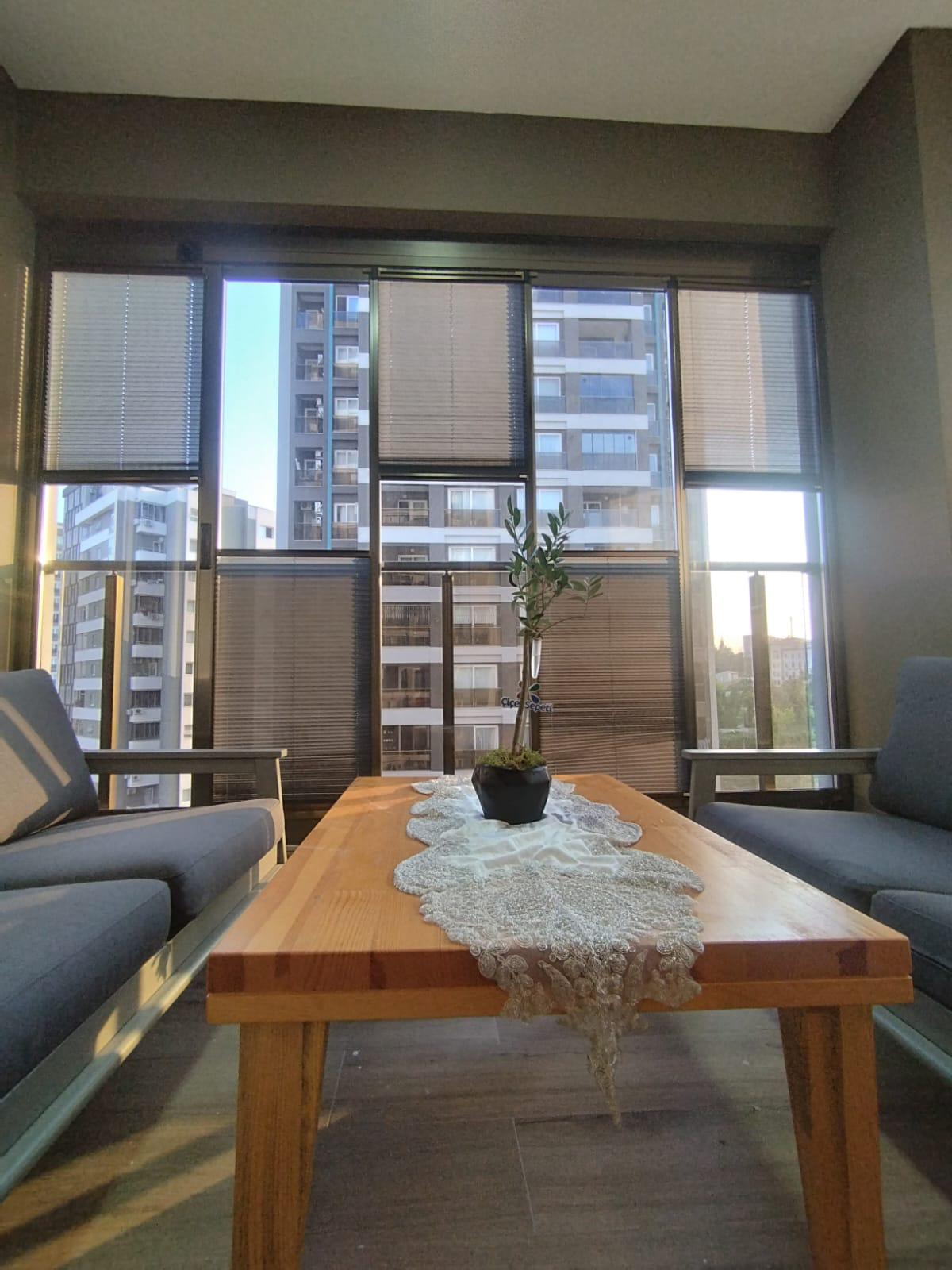 Orlenda Plise Özel Seri Cam Balkon Perdesi