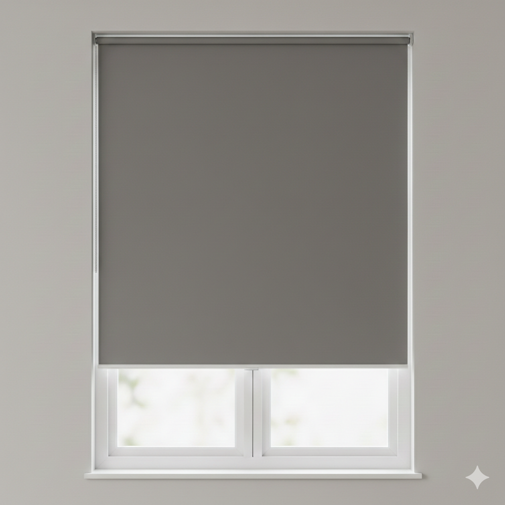 Gri Stor Perde – Modern ve Şık Tasarım | Özel Ölçü Üretim